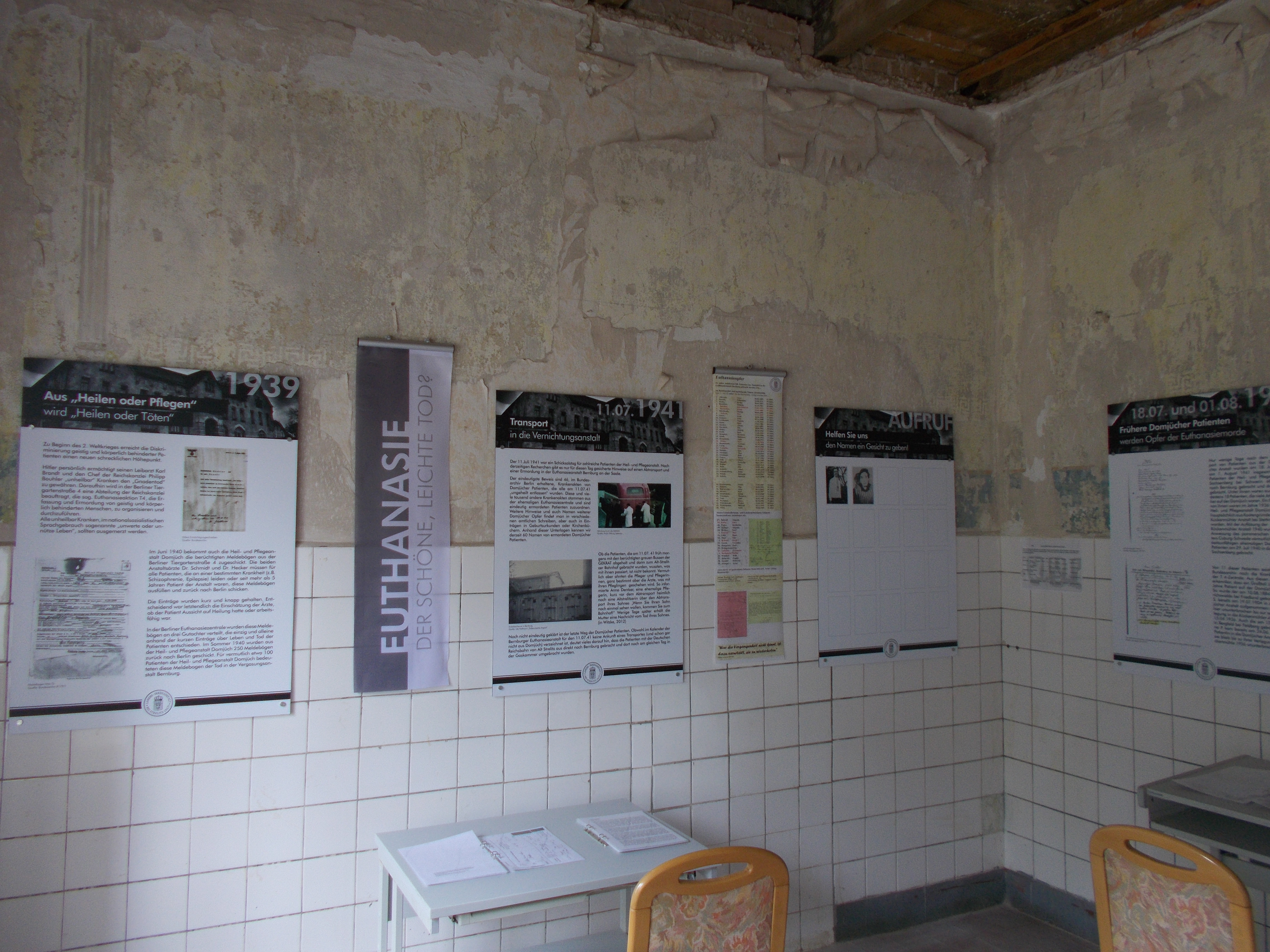 Historischer Ort: Domjüch, Ausstellung