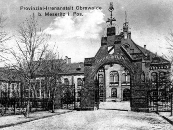 Historische Orte: Meseritz-Obrawalde, Postkarte.jpg