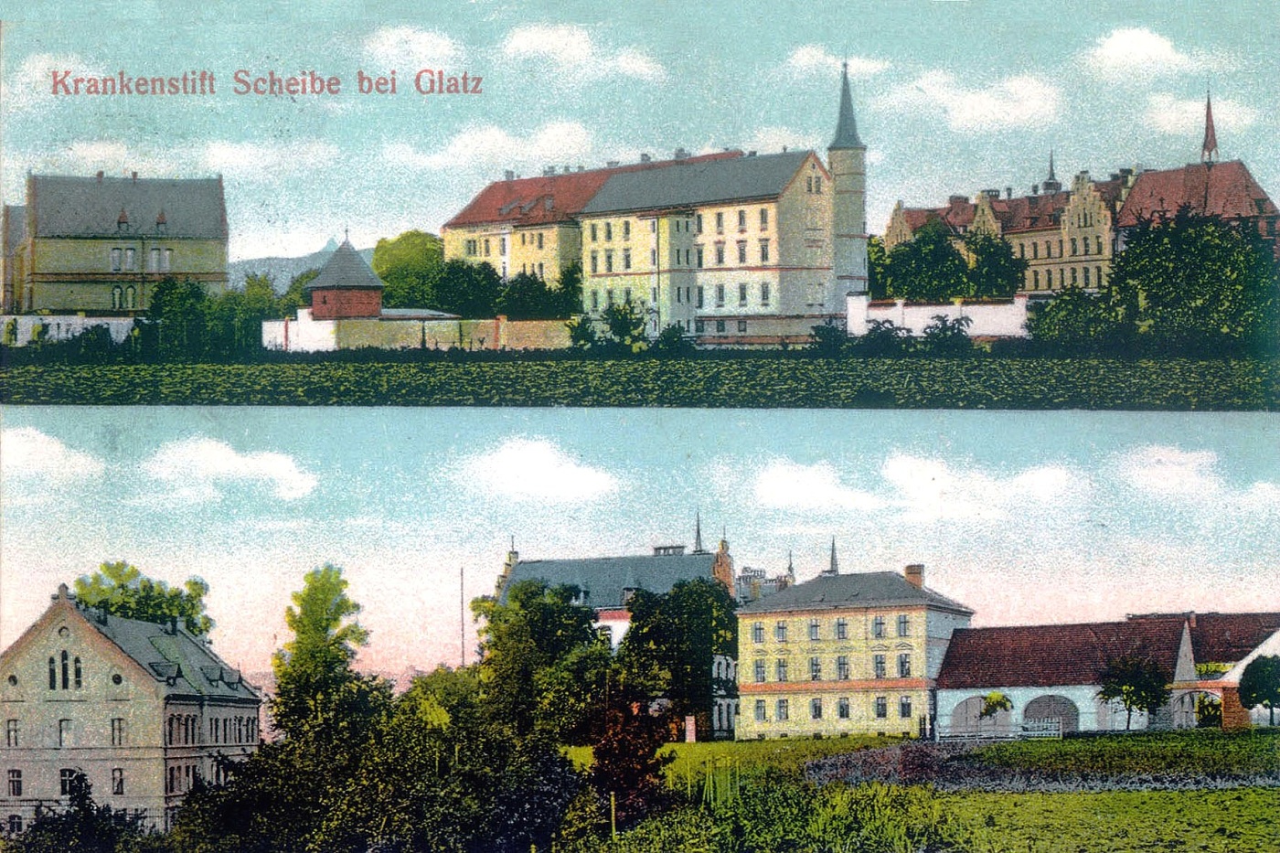 Gedenkort T4 Allgemeine Orte: Krankenstift Scheibe bei Glatz, Klodzko krankenstift_scheibe_bei_glatz_1915-1920.jpg