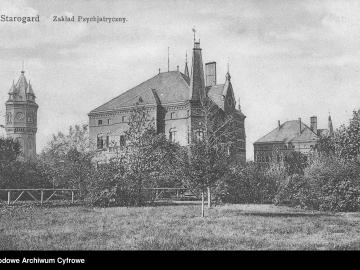 Historischer Ort: Heil- und Pflegeanstalt Konradstein, Postkarte aus der Zwischenkriegszeit