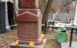 Historischer Or: Nowotscherkassk, Denkmal